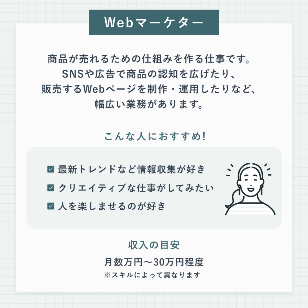 シーライクスwebマーケターがおすすめな人