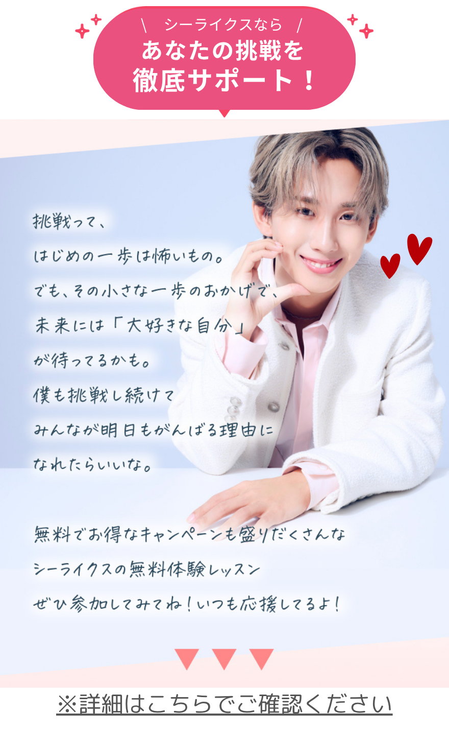 シーライクスキャンペーン鈴木凌LP